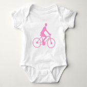 Fietsen - Roze Romper (Voorkant)