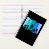 Fietsen Silhouet Sport Notitieboek (Binnen)