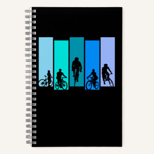 Fietsen Silhouet Sport Notitieboek