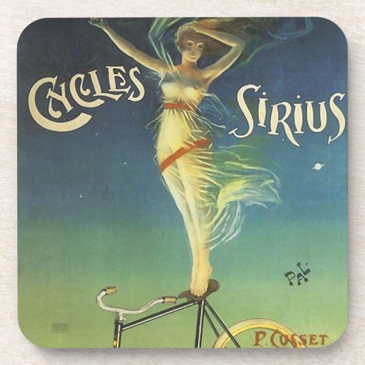 fietsen Sirius Bicycle Poster Onderzetter (Voorkant)