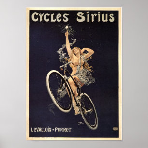 Fietsen Sirius, Frankrijk,  fietsenPoster Poster
