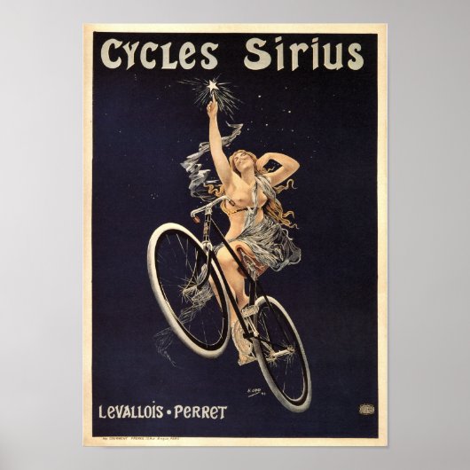 Fietsen Sirius, Frankrijk,  fietsenPoster Poster (Voorkant)