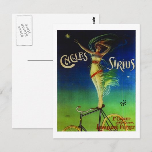 Fietsen Sirius Post Card Briefkaart (Voorkant / Achterkant)