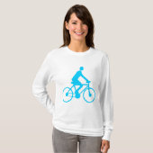 Fietsen - Sky Blue T-shirt (Voorkant volledig)