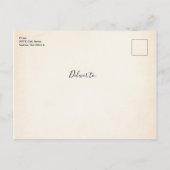 Fietsen Sla de datum op Aankondigingskaart (Achterkant)