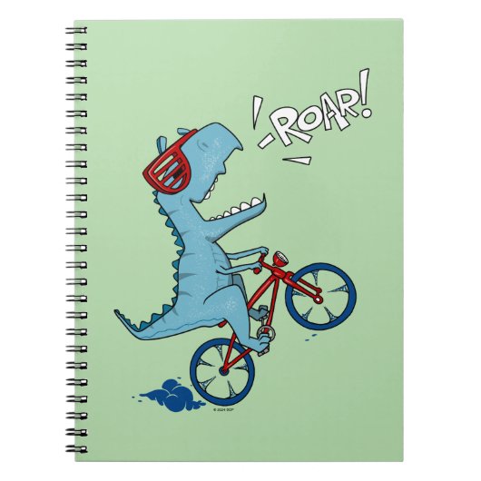Fietsen T-Rex Gebrul Notitieboek (Voorkant)