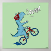 Fietsen T-Rex Roar Poster (Voorkant)