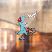 Fietsen T-Rex Roar Raamsticker (Vel 2)