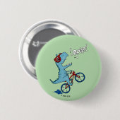 Fietsen T-Rex Roar Ronde Button 5,7 Cm (Voorkant /achterkant)