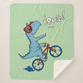 Fietsen T-Rex Roar Sherpa Deken (Voorkant)
