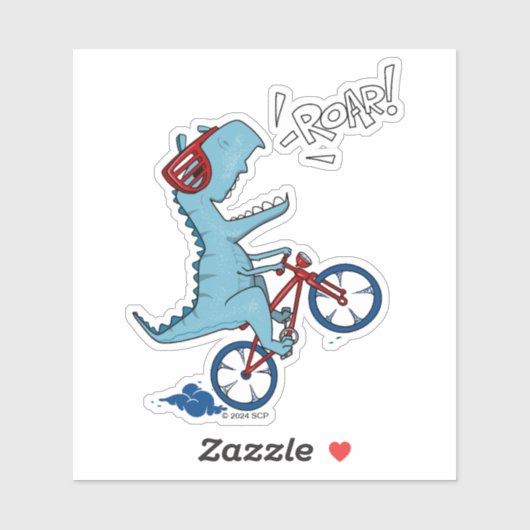 Fietsen T-Rex Roar Sticker (Vel)