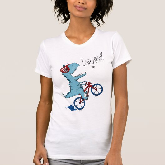 Fietsen T-Rex Roar T-shirt (Voorkant)
