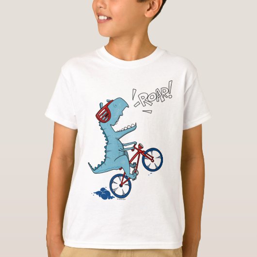 Fietsen T-Rex Roar T-shirt (Voorkant)