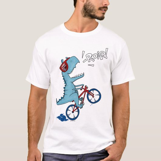 Fietsen T-Rex Roar T-shirt (Voorkant)