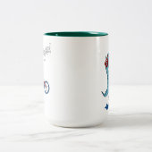 Fietsen T-Rex Roar Tweekleurige Koffiemok (Center)