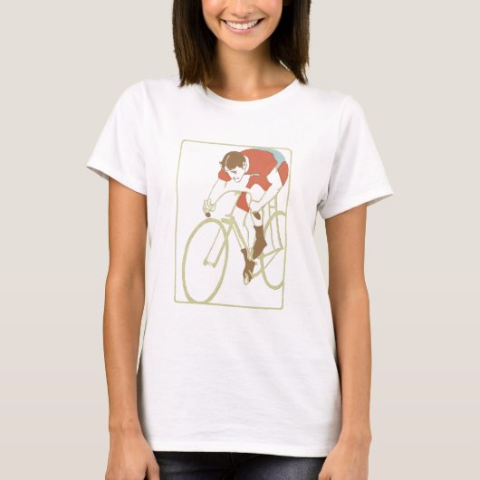 fietsen t-shirt (Voorkant)