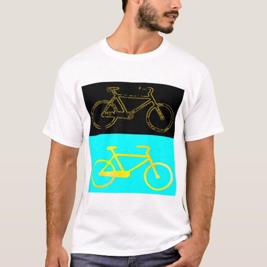 Fietsen T-shirt (Voorkant)