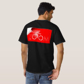 Fietsen T-shirt (Achterkant volledig)
