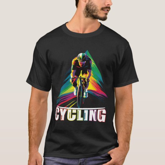 Fietsen T-shirt (Voorkant)