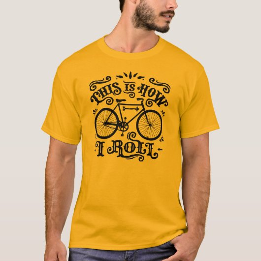 Fietsen T-shirt (Voorkant)
