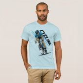 Fietsen T-shirt (Voorkant volledig)