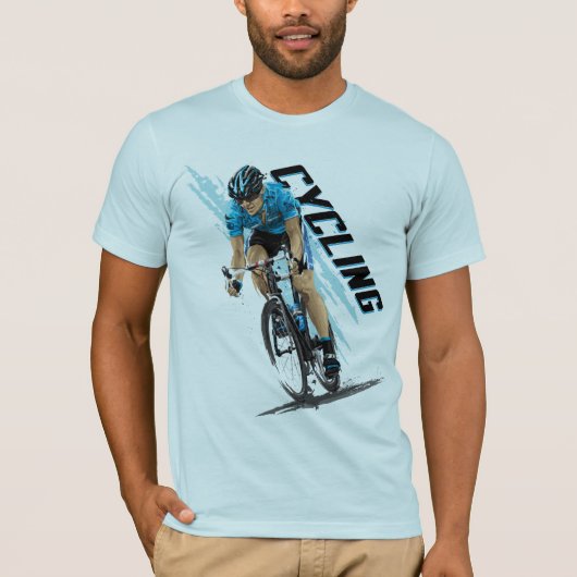 Fietsen T-shirt (Voorkant)