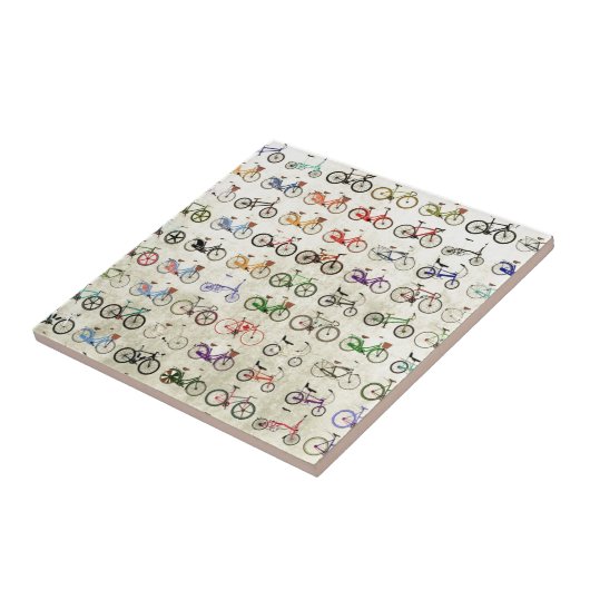 fietsen tegeltje (Zijkant)