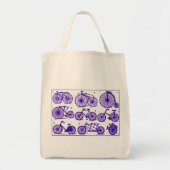  fietsen tote bag (Voorkant)