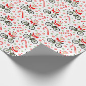 Fietsen Vakantie Cadeaupapier (Hoek)