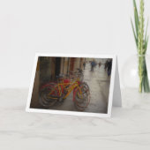 Fietsen, Valencia Stad, Spanje Kaart (Voorkant)