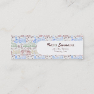 Fietsen van Aarhus, sjabloon voor visitekaartjes