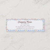 Fietsen van Aarhus, sjabloon voor visitekaartjes (Achterkant)