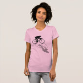 Fietsen van fietsen 2014 voor dames in fietsen t-shirt (Voorkant volledig)