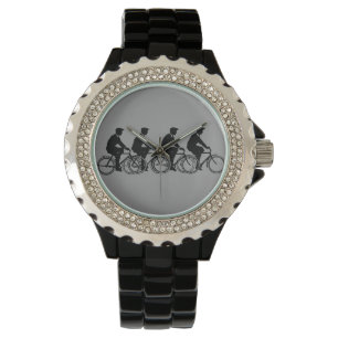 fietsen van oude fiets horloge