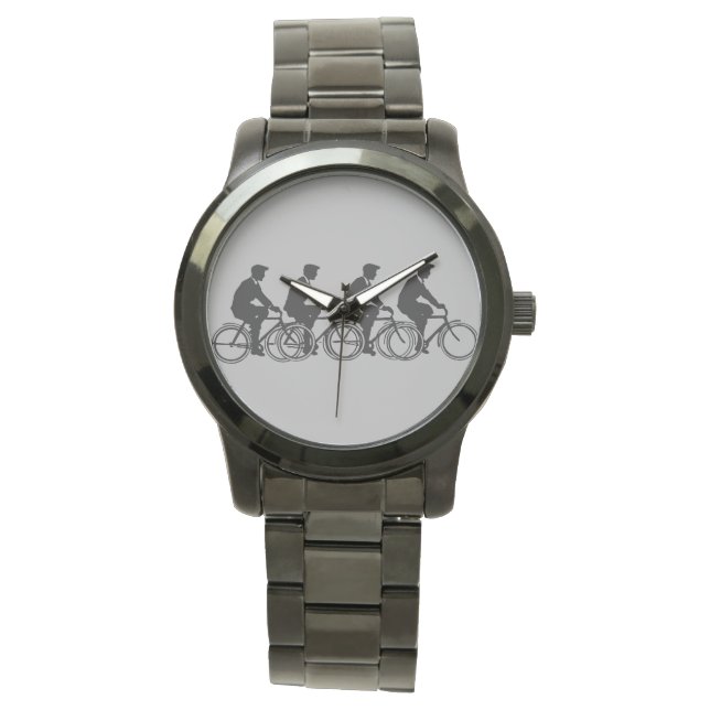  fietsen van oude fiets horloge (Voorkant)
