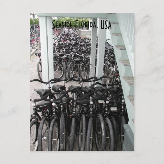 Fietsen van Seaside Florida Briefkaart (Voorkant)