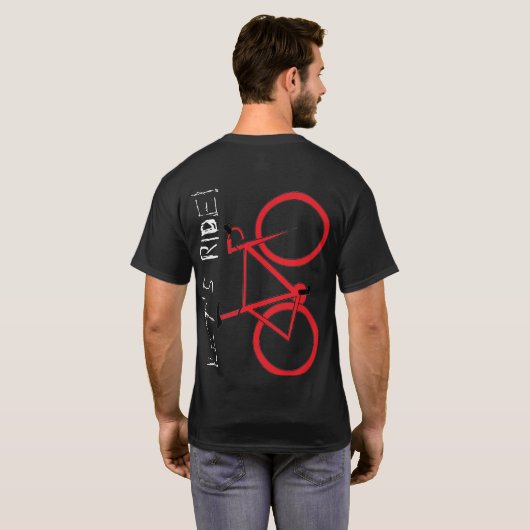 Fietsen van T-Shirt (Achterkant volledig)