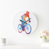 Fietsen van Waterverven Grote Klok (Huis)