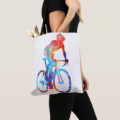Fietsen van Waterverven voor fietsen Tote Bag (Dichtbij)