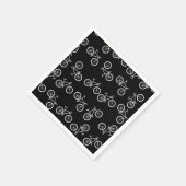 Fietsen verjaardagsfeestje servet (Hoek)