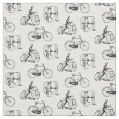  fietsen Victoriaans fietsen Stof (Swatch)