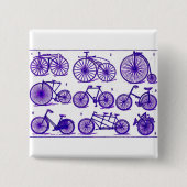  fietsen vierkante button 5,1 cm (Voorkant)