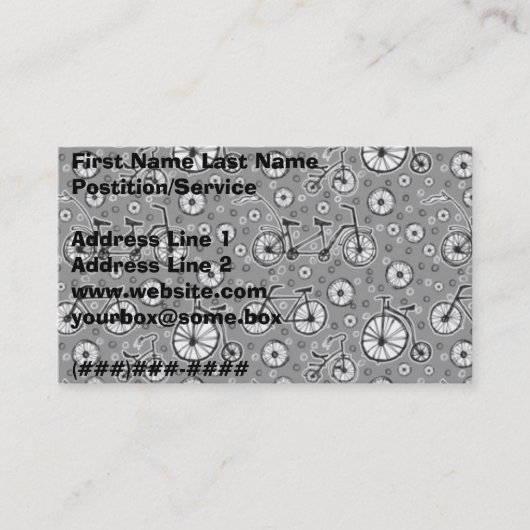 Fietsen Visitekaartje (Voorkant)