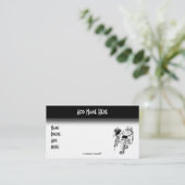 Fietsen - Visitekaartje met bike (Staand voorkant)