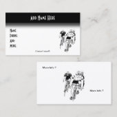 Fietsen - Visitekaartje van bike 2-zinnen (Voorkant / Achterkant)