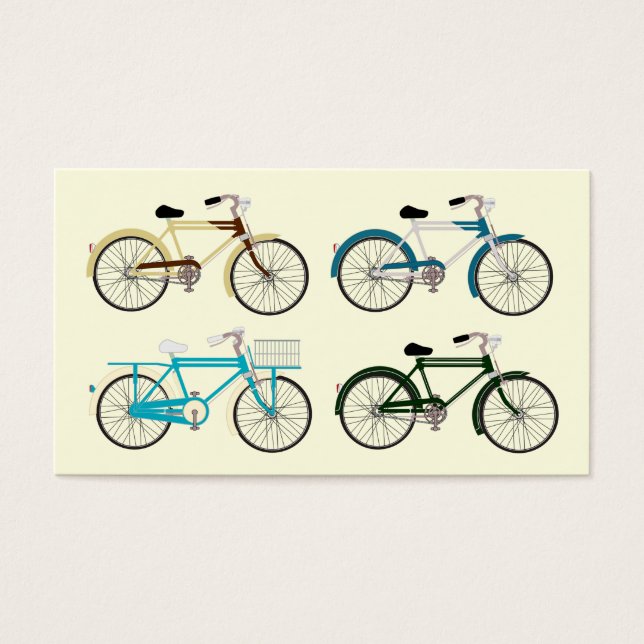  fietsen visitekaartjes (Voorkant)