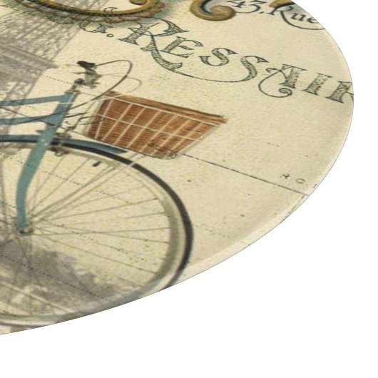  fietsen voor chic - reizigers parijs eiffeltoren snijplank (Hoek)
