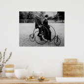 Fietsen voor twee in het Witte Huis Poster (Keuken)