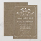 Fietsen voor twee uitvindingen van het homohuwelij kaart (Voorkant / Achterkant)