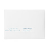 Fietsen voor twee Waterverven Tandem Bike Adreslabel Wikkel (Voorkant)